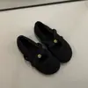 Sapatos Femininos Estilo Francês com Salto Escondido e Forro de Lã, Novo Modelo Inverno 2025, Versáteis com Saias, Sapatos Mary Jane Estilo Chanel