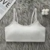 Camiseta de tirantes para período de entrenamiento para niñas de escuela, ropa interior de algodón para niños mayores de 9 a 12 años, sujetador anti-golpes para niñas de secundaria, transfronterizo