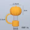 Tapa para Popote Stanley 10mm Diámetro Grande PVC Popote Suave Tapa Muñeco de Dibujos Animados Tapa Antipolvo Mayoreo