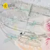 Nueva tela de malla para decoración de uñas, lazo, joyería japonesa y coreana, para celebrar Internet, encaje hecho a mano, organza, decoración de uñas al por mayor