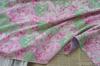 Nueva ropa de almohada de microelástico con drapeado de rosa teñido anudado ropa infantil tela jacquard vestido con sentido de niña tela para vestidos