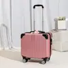 Maleta Ligera de Viaje para Comercio Exterior, Maleta de Cabina con Ruedas Universales, Candado de Contraseña, Maleta Pequeña para Hombres, Mujeres y Estudiantes 18 pulgadas