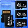 Cartão de memória 64G direto da fábrica cartão de memória flash 128G telefone celular áudio cartão TF 32G câmera infantil cartão SD atacado