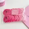 Gomas para el Cabello de Color Dopamina de 50 Piezas para Mujer, Nuevos Estilos 2026, Bandas Elásticas para Coletas Altas de Niños