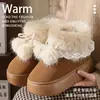 Estilo Coreano Nuevas Botas de Nieve Engrosadas con Felpa Otoño e Invierno Hogar Más Vendido Antideslizantes Cálidas Cómodas Versátiles Felpa Ropa Exterior