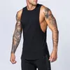 Colete masculino Verão Coringa Sem mangas Camiseta Running Fitness Colete masculino de ombro largo Camisa de base de desgaste interno