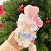 Nuevo Llavero de Peluche Original Hello Kitty Invierno Nuevo Conjunto Cálido Colgante de Bolsa de Regalo Gato Kt