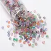 Cuentas de Arroz de Doble Punta de Dos Colores Aurora de Súper Alta Calidad de 4 mm, Cuentas Sueltas para Pulsera, Collar, Joyería Hecha a Mano con Cuentas, Accesorios