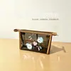 Bolsa de maquillaje transparente impermeable con estampado de oso de dibujos animados lindo, gran capacidad, bolsa de tocador de almacenamiento portátil