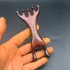 Peine de Masaje de Palo de Rosa Cabeza Peine Meridiano de Bola de Cinco Dientes Cuero Cabelludo y Cuello Sándalo Peine de Masaje Venta al por Mayor
