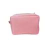 Bolsa de Maquiagem com Logo Personalizado, Armazenamento de Viagem, Leve, Bolsa de Mão de Grande Capacidade, Padrão de Bolsa de Maquiagem Listrada, Despertador, Caneca