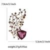 Novo broche de strass de liga de alta qualidade, ramo de gypsophila, temperamento versátil, roupas femininas, broche de joias, alfinetes