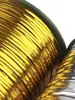 400 Yardas de Alambre Retorcido Dorado, Alambre Retorcido Dorado y Plateado, Alambre Retorcido Dorado, Alambre Metálico, Cuerda de Sellado para Empaques de Pan