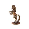 Unicornio de pie de latón puro caballo del zodiaco regalo cultural vintage decoración mascota de té de escritorio artesanía adorno de cobre