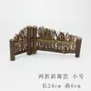 Valla Pequeña de Bambú Morado Cocina Japonesa Decoración de Sashimi Accesorio para Foto Adorno de Ceremonia del Té Valla Mini Pantalla Vintage