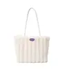 Bolso de Hombro de Peluche Gran Capacidad Bolso de Mano para Debajo del Brazo Bolso para Mujer 2024 Moda Viaje Diario Bolso de Hombro Casual para Mujer