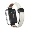 Adecuado para Correa Huawei Band 10, Correa Huawei 987 Band, Universal Honor 67, Correa de Piel con Grano de Lichi y Hebilla Magnética