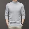 Suéter de Punto de Comercio Exterior Transfronterizo para Hombre 2026 Otoño e Invierno Nuevo Estilo Color Sólido Manga Larga Pulóver de Punto Camiseta Base para Hombre