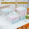 Caja de Embalaje Transparente para Pastel de Cumpleaños Caja de Embalaje 6 pulgadas 8 pulgadas 10 pulgadas Grande 12 pulgadas Cuadrada Elevada Caja de Embalaje para Pastel