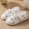 Zapatos de Maternidad Verano Estilo Fino Talón Cerrado Suela Suave Antideslizante Pantuflas de Algodón Postparto para Mujer Pantuflas de Interior para Primavera y Otoño