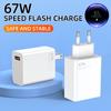Adecuado para Teléfono Móvil Xiaomi 11Pro Cabezal Cargador 67Woppo Carga Rápida Cabezal de Carga USB Cargador Huawei Carga Rápida a