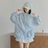 Chaqueta de Protección Solar para Niñas 2026 Nueva Moda de Verano con Capucha para Niños, Top Delgado Casual para Niños Mayores