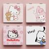 Lindo espejo pequeño Sanrio con espejo plegable, espejo de maquillaje portátil, espejo de maquillaje para dormitorio de estudiantes, espejo de mano