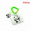 Porta-cartões de Panda com tampa deslizante, adequado para estudantes, cartões de refeição do campus e cartões de transporte público; um porta-crachá estiloso e retrátil estilo cordão e capa protetora, disponível para personalização