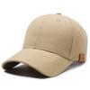 Gorra de béisbol para hombre talla grande circunferencia de cabeza grande profundizando visera plana tablero ligero color sólido sombrero para el sol sombrero de hombre para ocio al aire libre