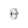 Pangadora Plata Esterlina S925 Original Pulsera Hueso de Serpiente Clip Fijador de Cuentas Pulsera de Cuentas Sueltas Hebilla de Posicionamiento Amuleto de Cuentas