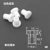 Buje de Plástico de Ingeniería Cojinete Liso Brida Resistente al Desgaste Manga Larga de Nylon Cojinete Autolubricante Buje Escalonado con Brida