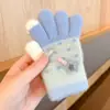 Luvas de Bebê Inverno Quentes Grossas Meio Dedo Masculino e Feminino Luvas de Bebê Sem Dedos com Tampa Dobrável 1 Criança Pequena 3 Anos Luvas de Cinco Dedos para Crianças Venda por Atacado