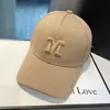 Gorra Bordada Nueva con Letra M 2023 para Mujer Protector Solar para Exteriores Gorra de Béisbol Protector Solar Moda Combinable Pareja Hombres