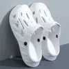 Pantuflas de exterior para hombre con suelas gruesas, antideslizantes, cómodas de EVA, populares para baloncesto y uso en exteriores
