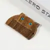 Peine de Sándalo Verde Mini Portátil de Bolsillo Doce Signos del Zodiaco Logo Personalizado Peine de Madera Regalo para Mujer Peine para Bebé