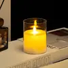 Luz de Vela Digital LED Tipo Bala Jantar à Luz de Velas Roteiro Layout de Atmosfera de Assassinato Adereços Vela com Controle Remoto Criativo