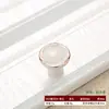 Puxador Branco Marfim Estilo Europeu Puxador de Porta de Guarda-Roupa Moderno Minimalista Gaveta Porta de Armário Ferragem Flor Rosa Puxador Pequeno