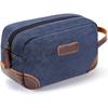 Bolsa de aseo de lona para hombre de venta caliente transfronteriza, bolsa de viaje para artículos de tocador, gran capacidad, portátil, bolsa de aseo portátil