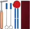 Kit de Herramientas para Afinar Piano, Set Especial de Reparación y Afinación, Llave de Fibra de Carbono, Clip Silenciador, Autoafinación de Piano