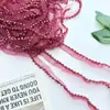 Suministro directo de fábrica de encaje de hilo de nieve con cuentas de cristal, ribete de hilo colorido bordado a mano, accesorios para el cabello Hanfu Lolita y accesorios para la ropa