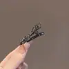 Diseño de Influencer Coreano y Japonés Pinza para el Cabello de Mariposa con Pedrería Pinza Hueca de Gama Alta Pinza para el Flequillo Pinza de Pato