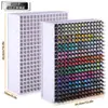 Caixa de Armazenamento de Canetas Coloridas Infantis Transfronteiriça Porta-Canetas de Mesa Rack de Armazenamento Rack de Armazenamento Inclinado para Canetas de Aquarela Canetas Marcadoras