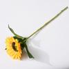 Girassol Simulado Decoração Suave para Casa Flor Falsa Flor de Seda Layout de Cena de Casamento Ornamentos de Flor Simulado de Girassol Atacado