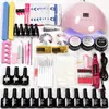 Set de Manicura Set Completo para Principiantes Hogar Profesional Esmalte de Uñas Pegamento Herramientas Máquina de Fototerapia Lámpara Venta al por Mayor Transfronteriza Regulaciones Europeas