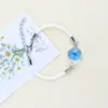 Popular Comercio Exterior Transfronterizo Amazon Flores Secas Naturales Flores Reales Flor de Cerezo Narciso Pulsera Piedra del Tiempo Estilo Cuerda de Milán