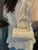 Bolso Cruzado de Hombro Cilíndrico para Mujer, Nuevo, Elegante, de Lunares, Gran Capacidad, Moda Exquisita Casual Primavera-Verano 2026