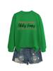 Provavelmente Faminta Provavelmente Europeu e Americano Moda Ebay Solto tamanho plus Size Feminino Gola Redonda Esportivo Moletom