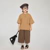 Camisa de Manga Corta de Verano Estilo Coreano Retro para Niños Changguo Clothing