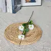Cortes Simulados de Amapola Individual Flor de Seda Ramo de Boda Sala de Estar Mesa de Comedor Decoración de Gama Alta Accesorios de Fotografía
