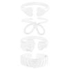 Anillo abierto de plata de ley S925 con forma de corazón, estilo coreano INS, diseño de lujo, versátil y ligero, para mujer